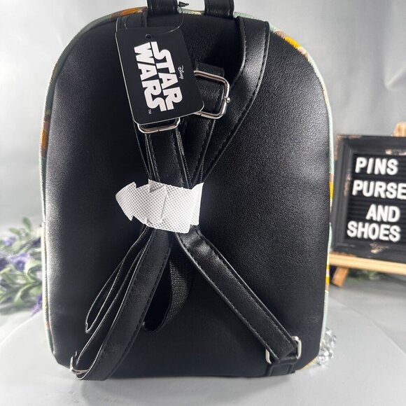 Loungefly Disney Grogu Backpack Mandalorian Child Star Wars Purses Shoulder Bag - Picture 5 of 12